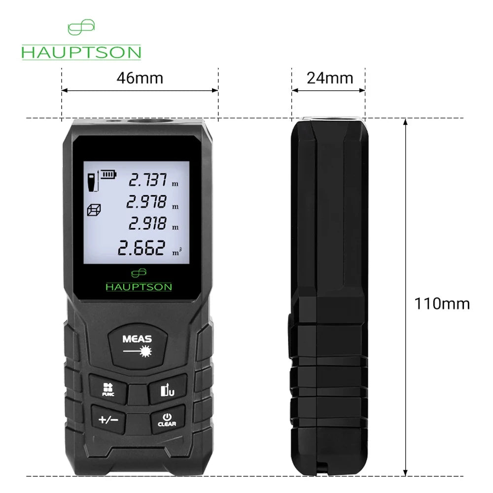 Telemetro laser, HAUPTSON 70/100 M, medidor de distancia