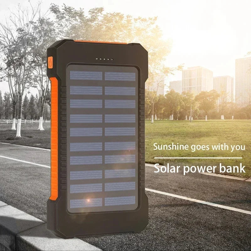Banco de energía solar Xiaomi, carga rápida, para exteriores, gran capacidad, bateria de reserva portatil