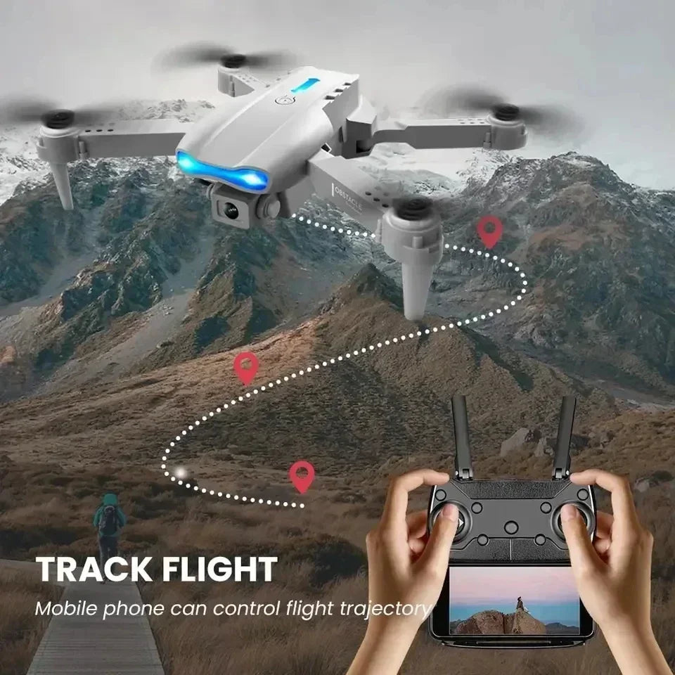 Drone Quadcopter Control Remoto E99 Pro, fotografía HD6K, con fijación de altitud y UAV