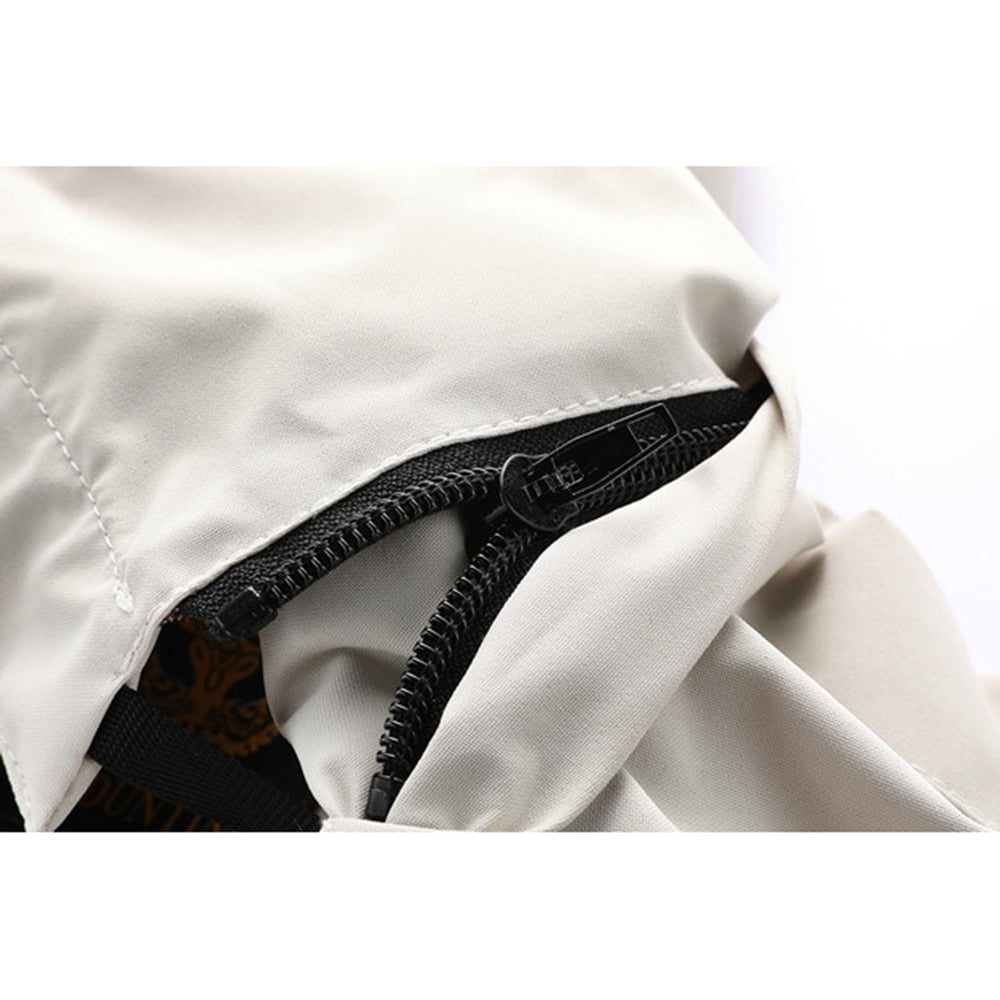 Chaqueta con capucha para hombre, cortavientos informal a la moda, impermeable al aire libre, abrigo de invierno, chaquetas cálidas ultraligeras