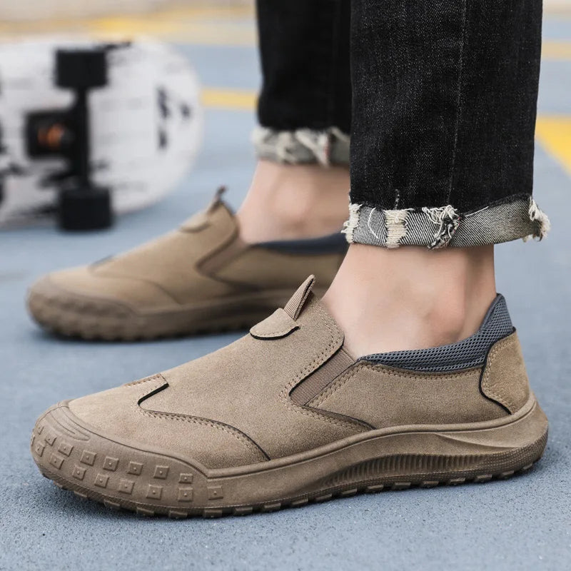 Zapatos para hombre, zapatos de seguridad, modernos, antideslizantes, deportes, comodos