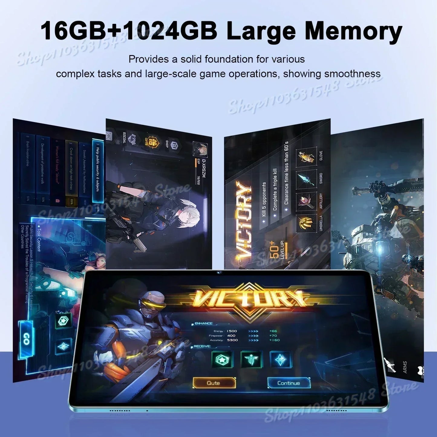 TabletPad 8Pro de 10.1" Android 13, procesador snapdragon 8Gen2, 5G doble SIM, WiFi, pantalla completa HD