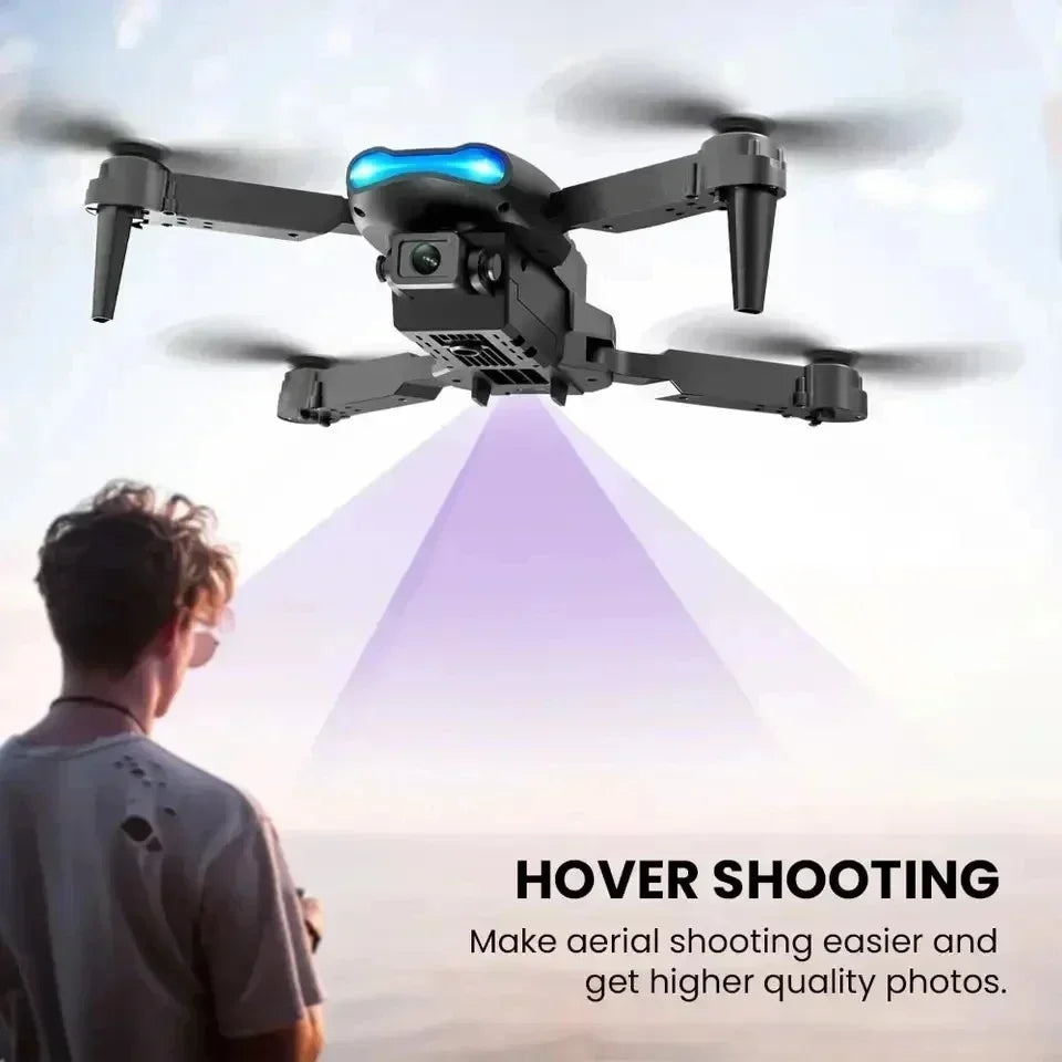 Drone Quadcopter Control Remoto E99 Pro, fotografía HD6K, con fijación de altitud y UAV