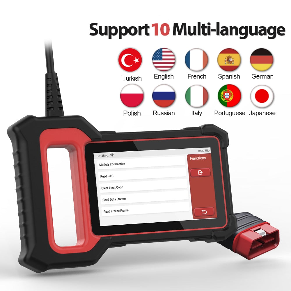 THINKSCAN PLUS-herramientas de diagnóstico OBD2 para coche, escáner automático con lector de código de reinicio, ABS, SRS, ECM, TCM, BCM, IC, AC, S4/S6/S7