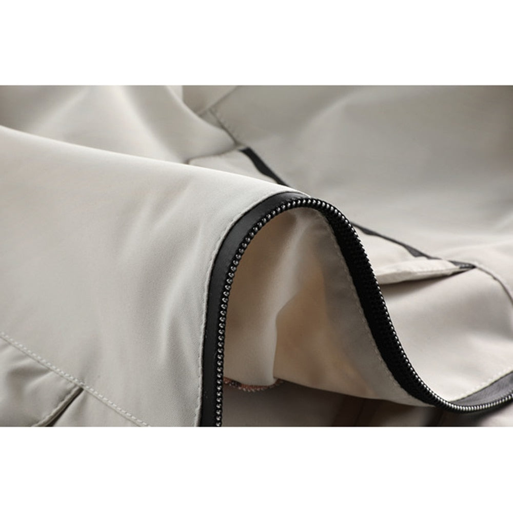 Chaqueta con capucha para hombre, cortavientos informal a la moda, impermeable al aire libre, abrigo de invierno, chaquetas cálidas ultraligeras