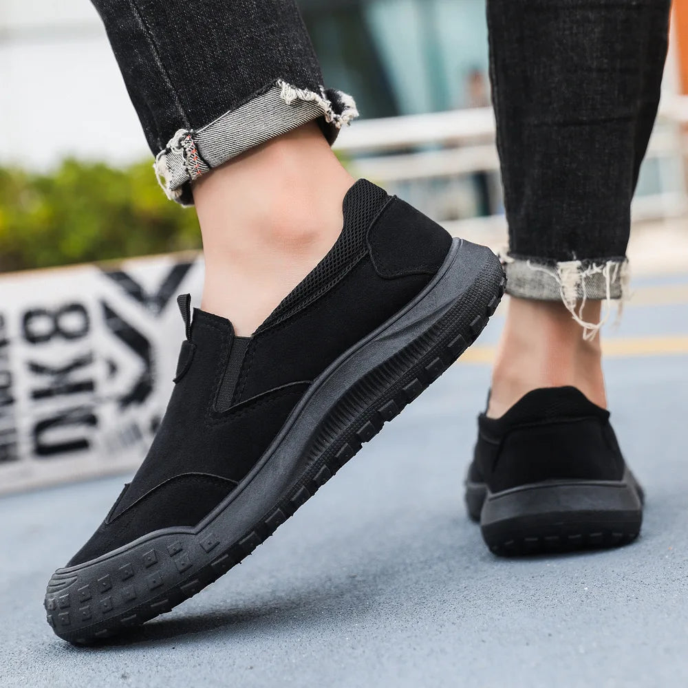 Zapatos para hombre, zapatos de seguridad, modernos, antideslizantes, deportes, comodos