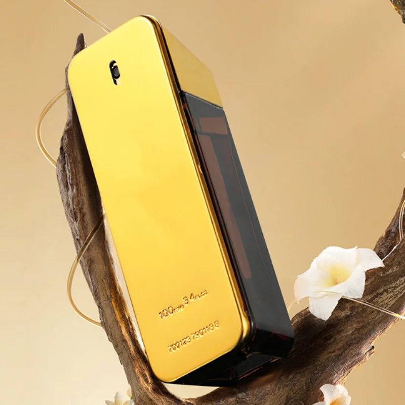 Perfume original Million Gold 100ml, para hombre, colonia en aerosol con feromonas, delicioso