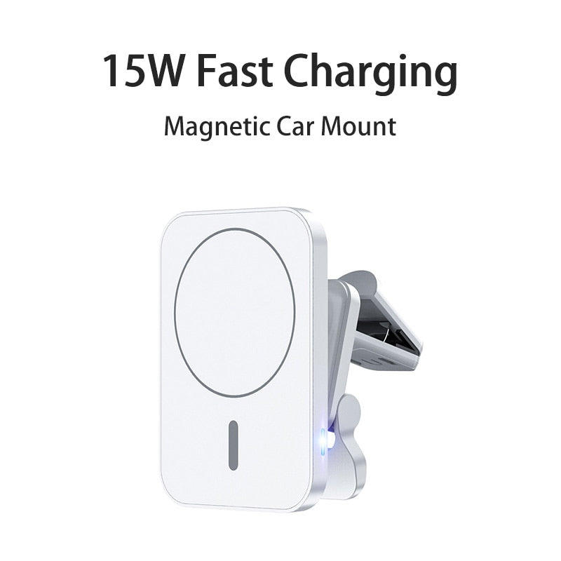Cargador inalámbrico magnético de 15W