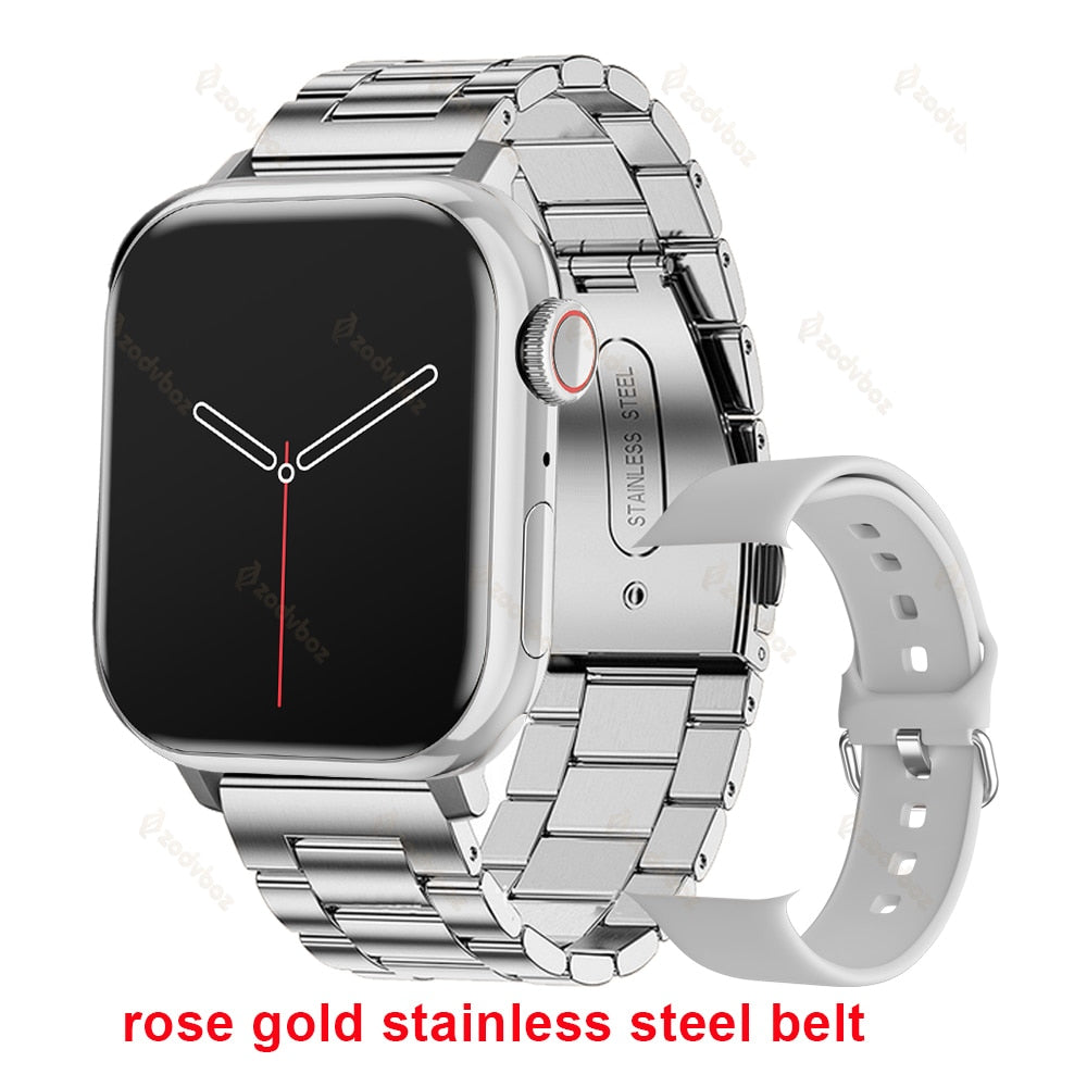 Smart Watch Men Women for apple Series Watch 9 Always on Display Body Temperature BT Call NFC Smartwatch for apple Android