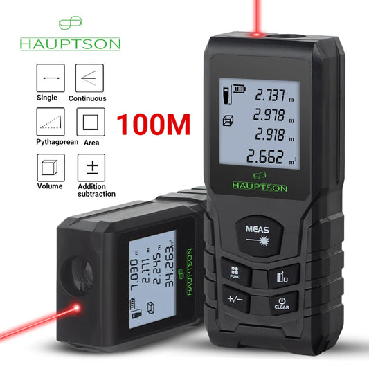 Telemetro laser, HAUPTSON 70/100 M, medidor de distancia