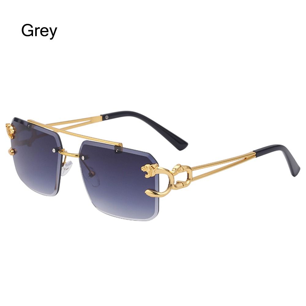 UV400 Retro Rimless Sunglasses For Men Steampunk Outdoor Cycling Sunglasses Women Punk Fashion Glasses Vintage Shades Gafas