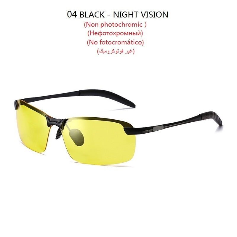 Gafas de sol fotocromáticas para hombre, polarizadas, gafas camaleón, de visión diurna y nocturna para conductor