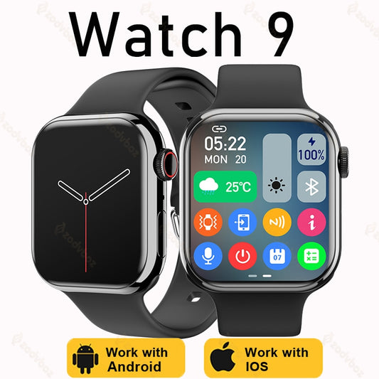 Smart Watch Men Women for apple Series Watch 9 Always on Display Body Temperature BT Call NFC Smartwatch for apple Android